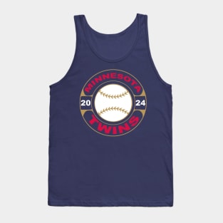 Twins Baseball 24 Tank Top